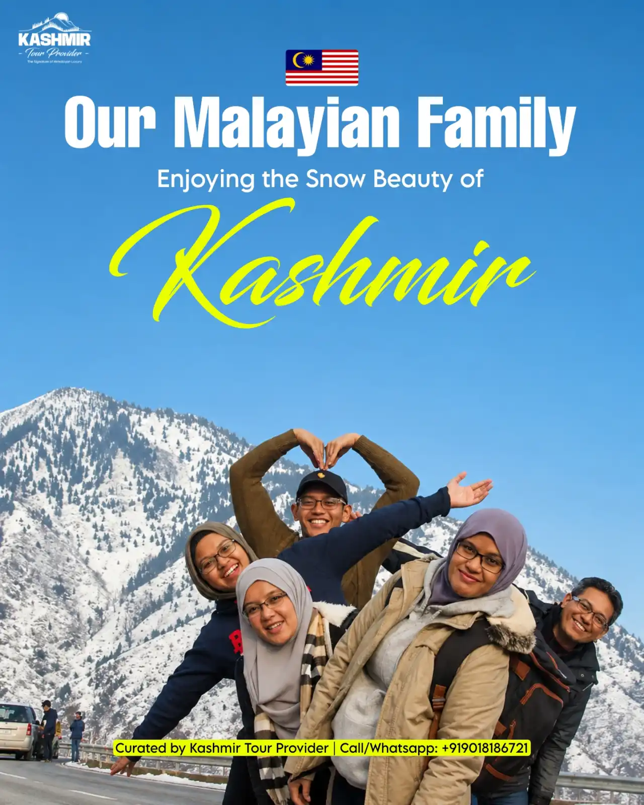Our Malaysian family guest enjoying Kashmir