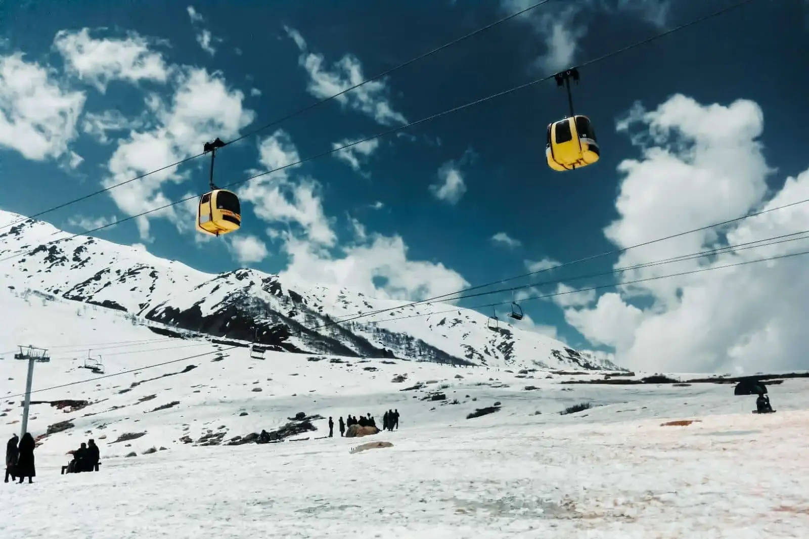 Cable car view in Gulmarg
